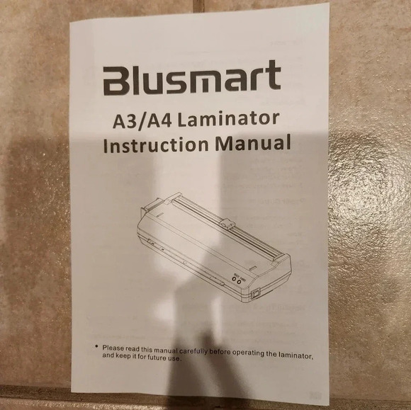 NWT Blusmart A3/A4 Dual Mode Hot & Cold Laminator - Picture 5 of 11